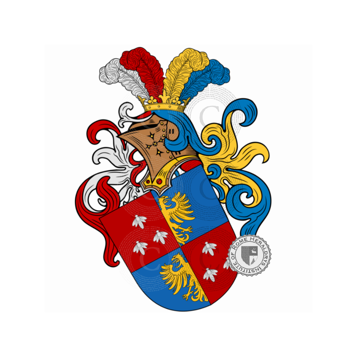 Coat of arms of familyMiorini, Miorin,Miorini,Miorini Edler Von Sebentenberg