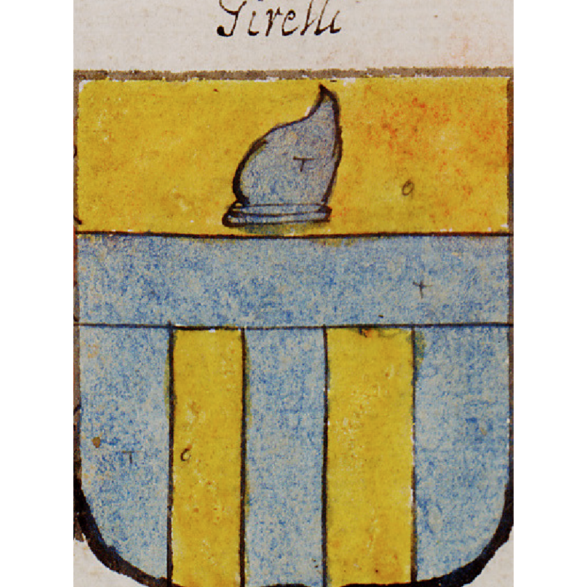Escudo de la familiaGirelli, Girello,Mairani