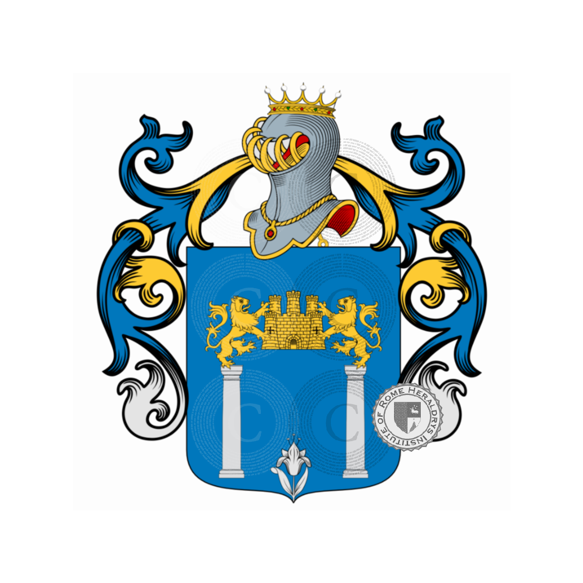 Coat of arms of familyCandido, Candido di Cancellara,de Candido
