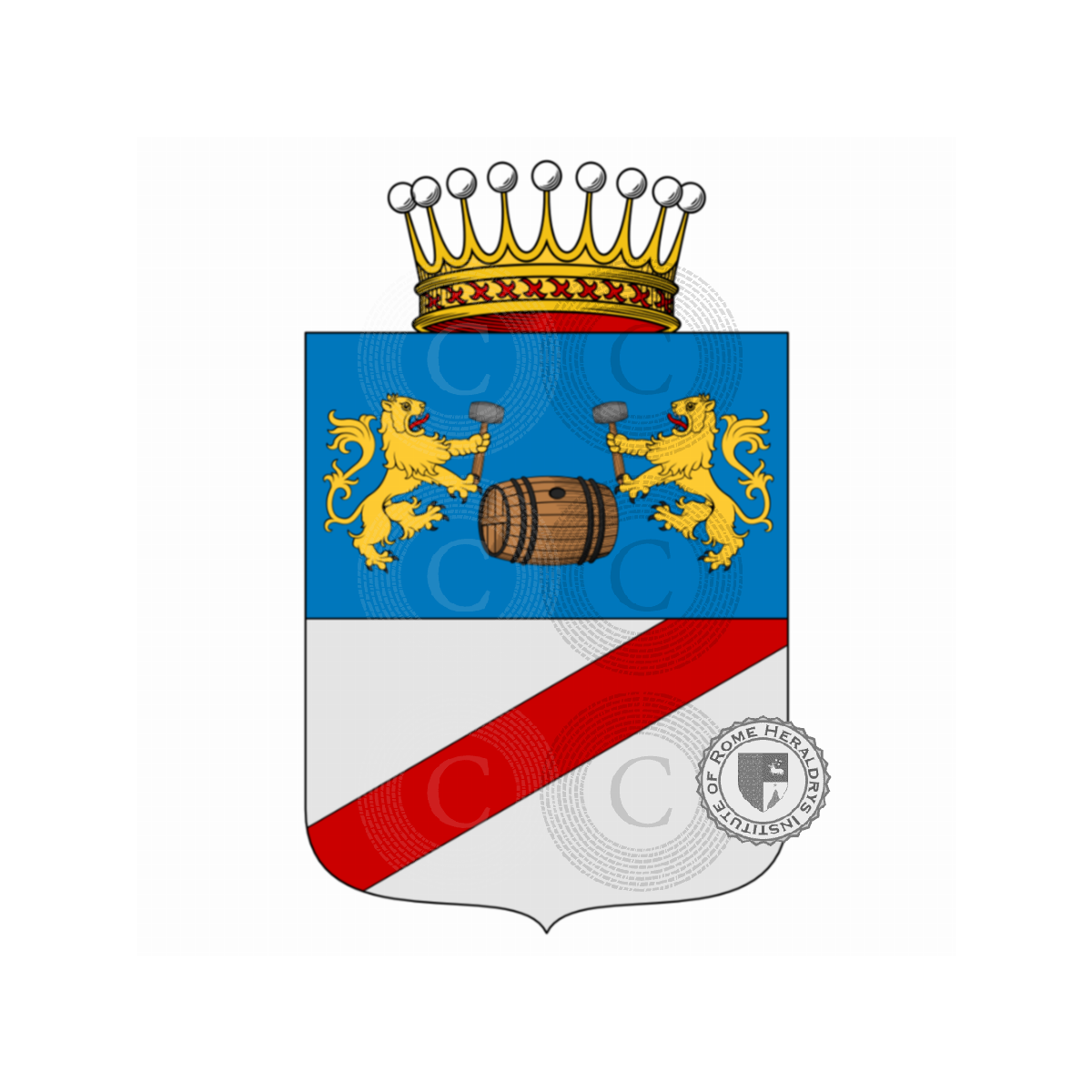 Escudo de la familiaBottaro Costa, Botara,Botarro