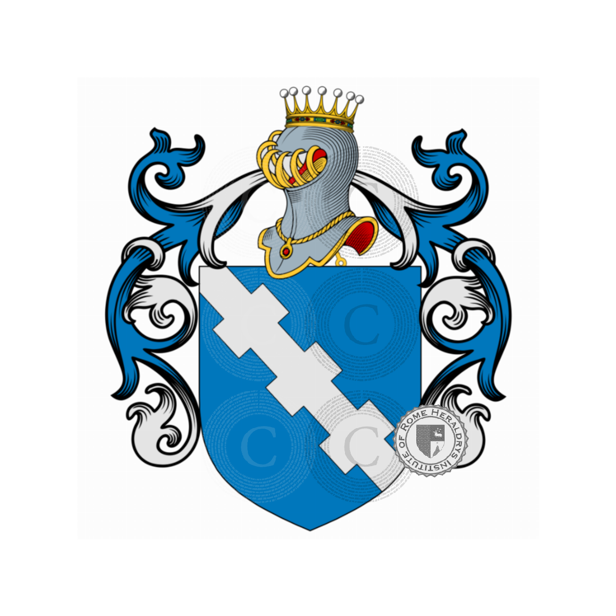 Coat of arms of familyRanieri, Ranieri Bourbon del Monte