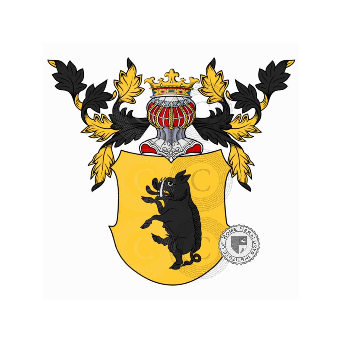 Coat of arms of familyWüst, Wust