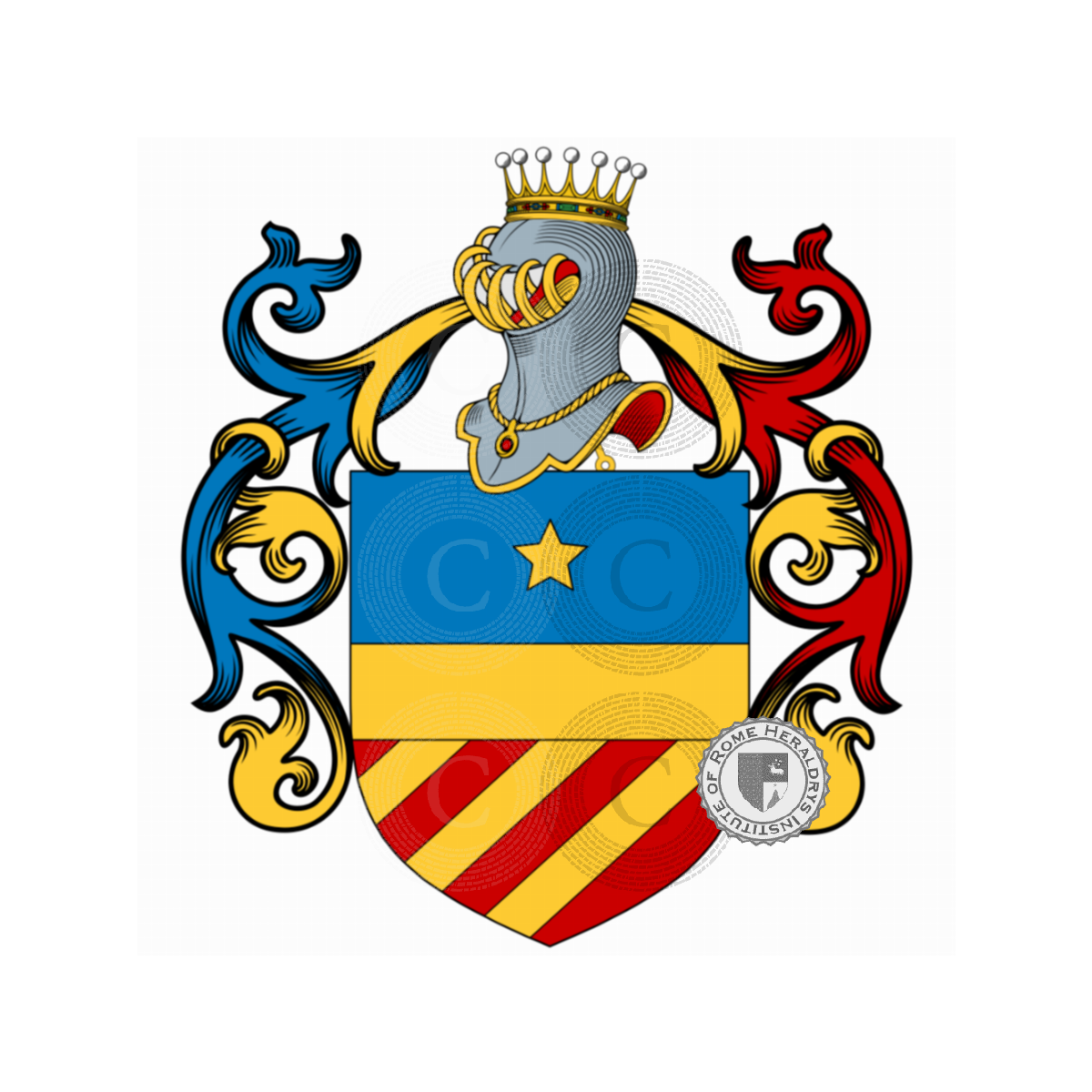 Wappen der FamilieCannizzaro, Cannizzo
