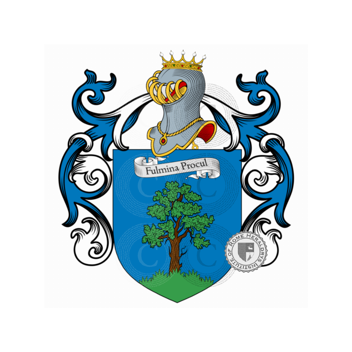 Coat of arms of familyCarusi Cybei