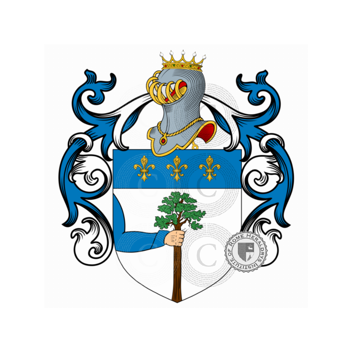 Coat of arms of familyStrocchi, Sirocca,Sirocchi,Strocchi