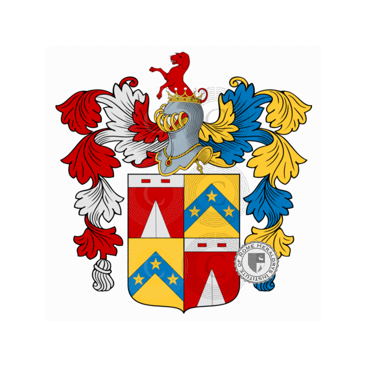 Coat of arms of familyBattisti of  Santo Georgio