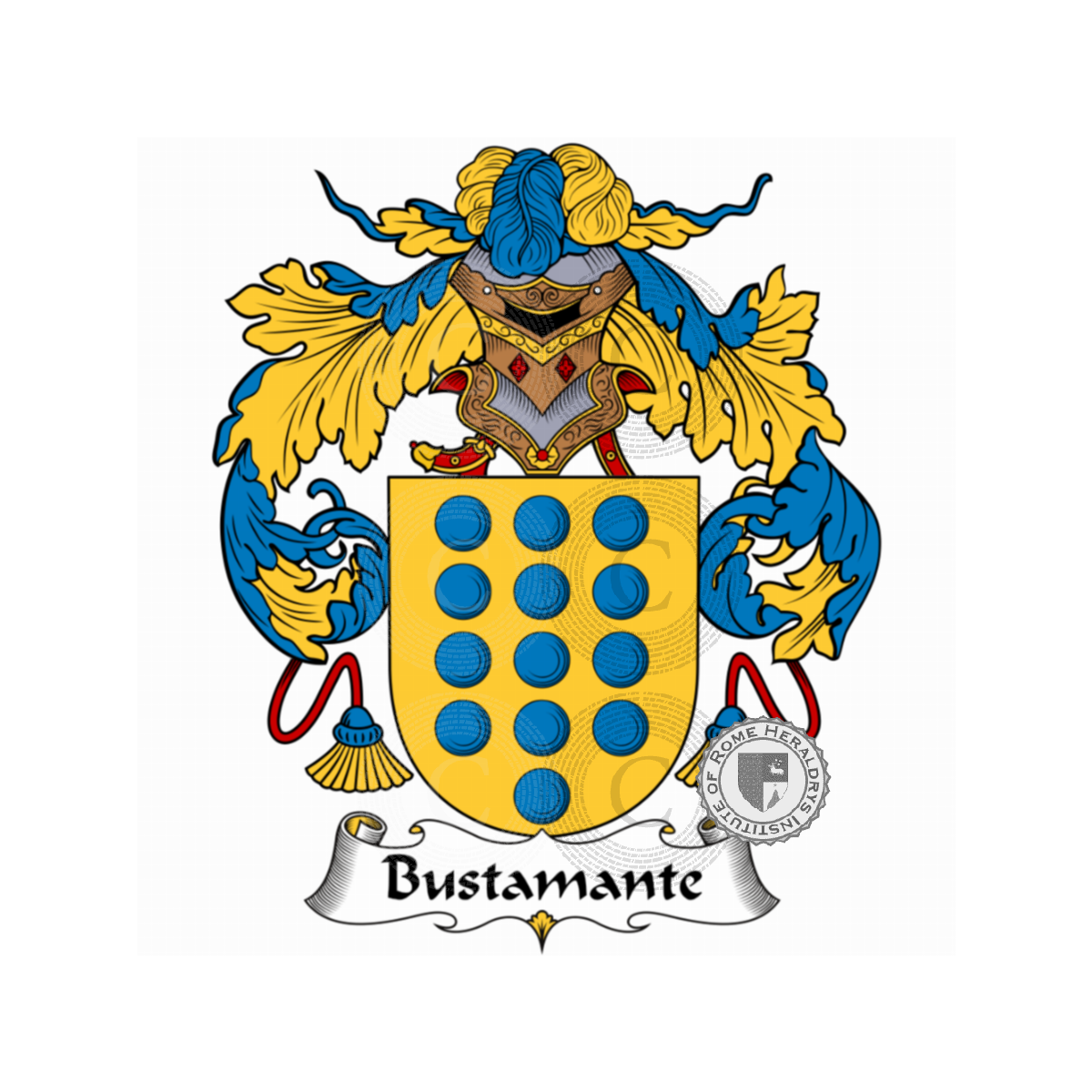Coat of arms of familyBustamante
