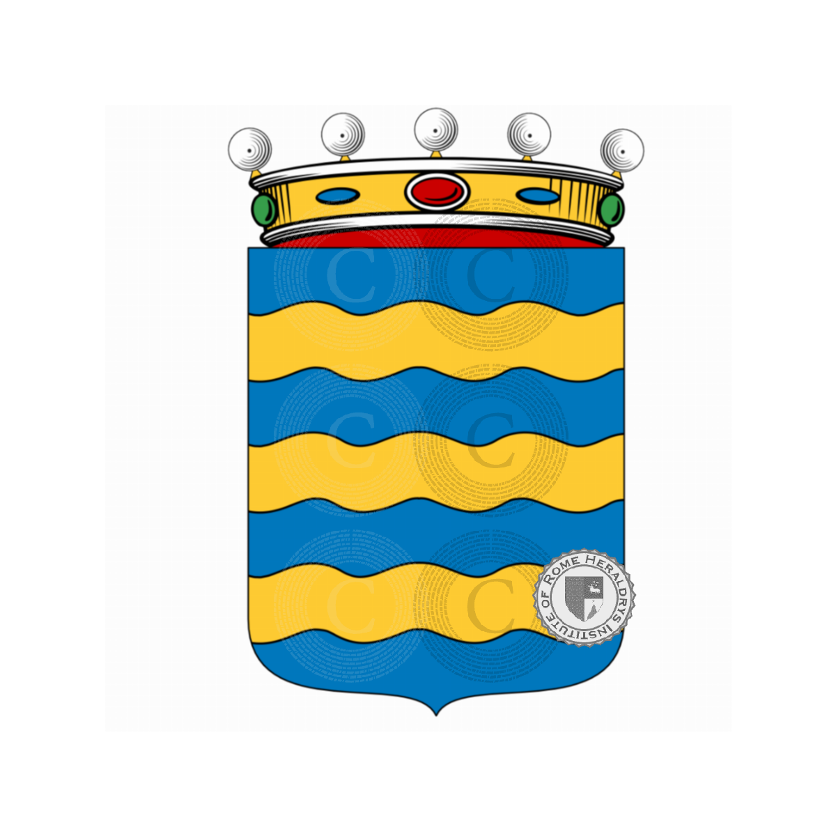 Coat of arms of familyBadini, Badini Confalonieri,Badino