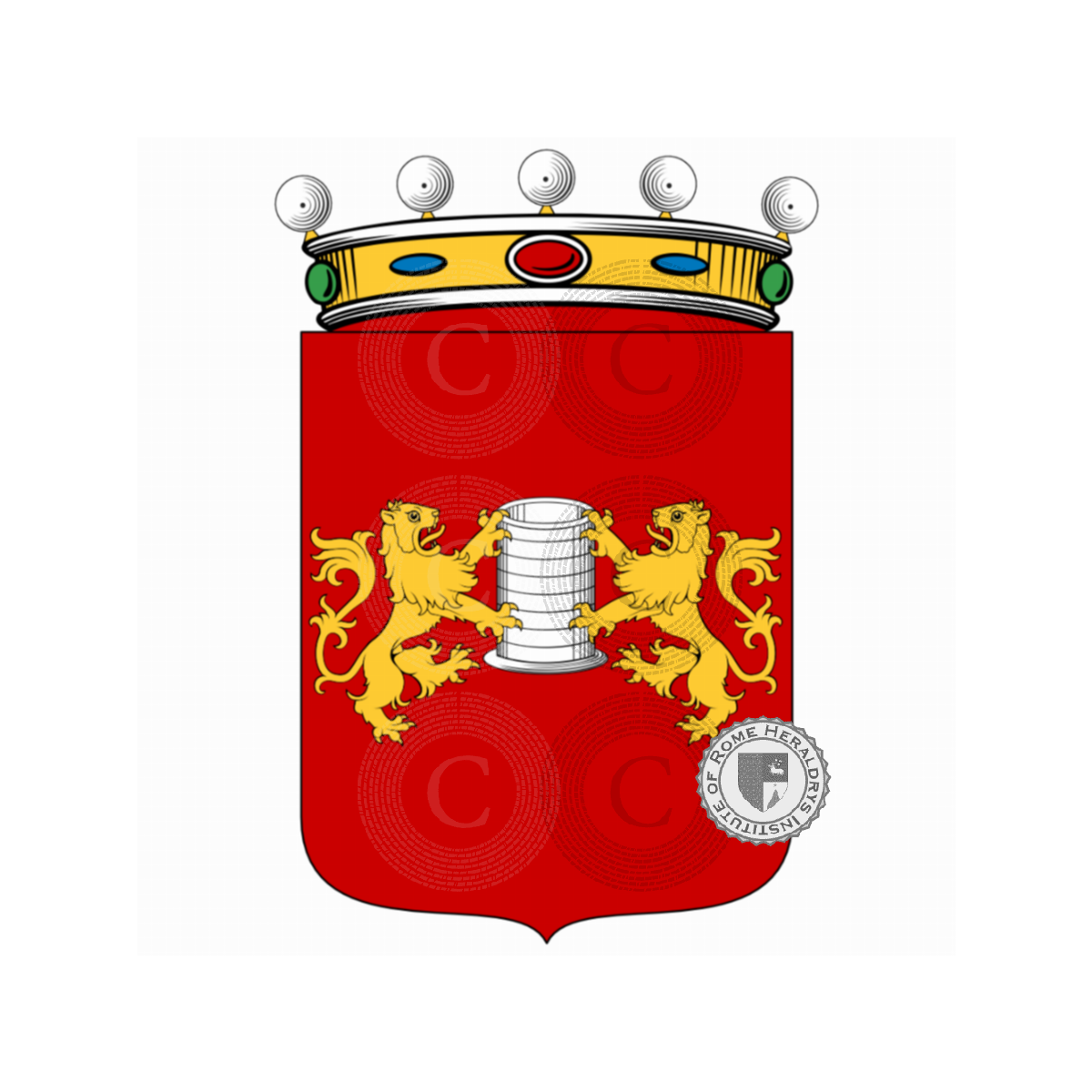 Coat of arms of familyPetrucci Mastrazzi