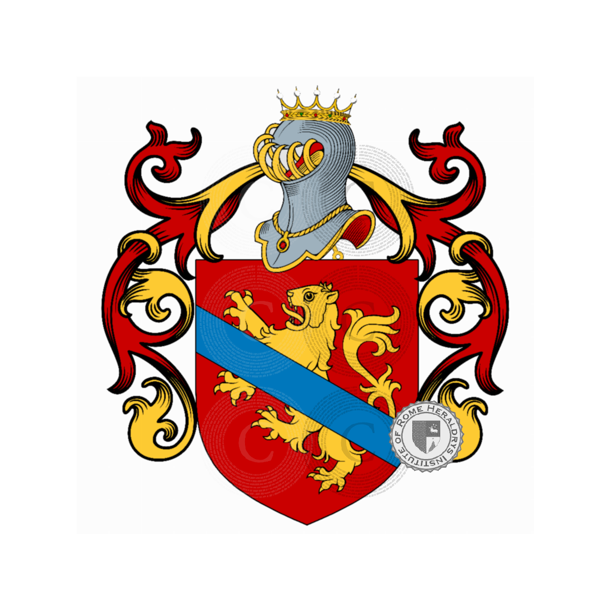 Coat of arms of familyRubiani, Rubbiani,Rubiano