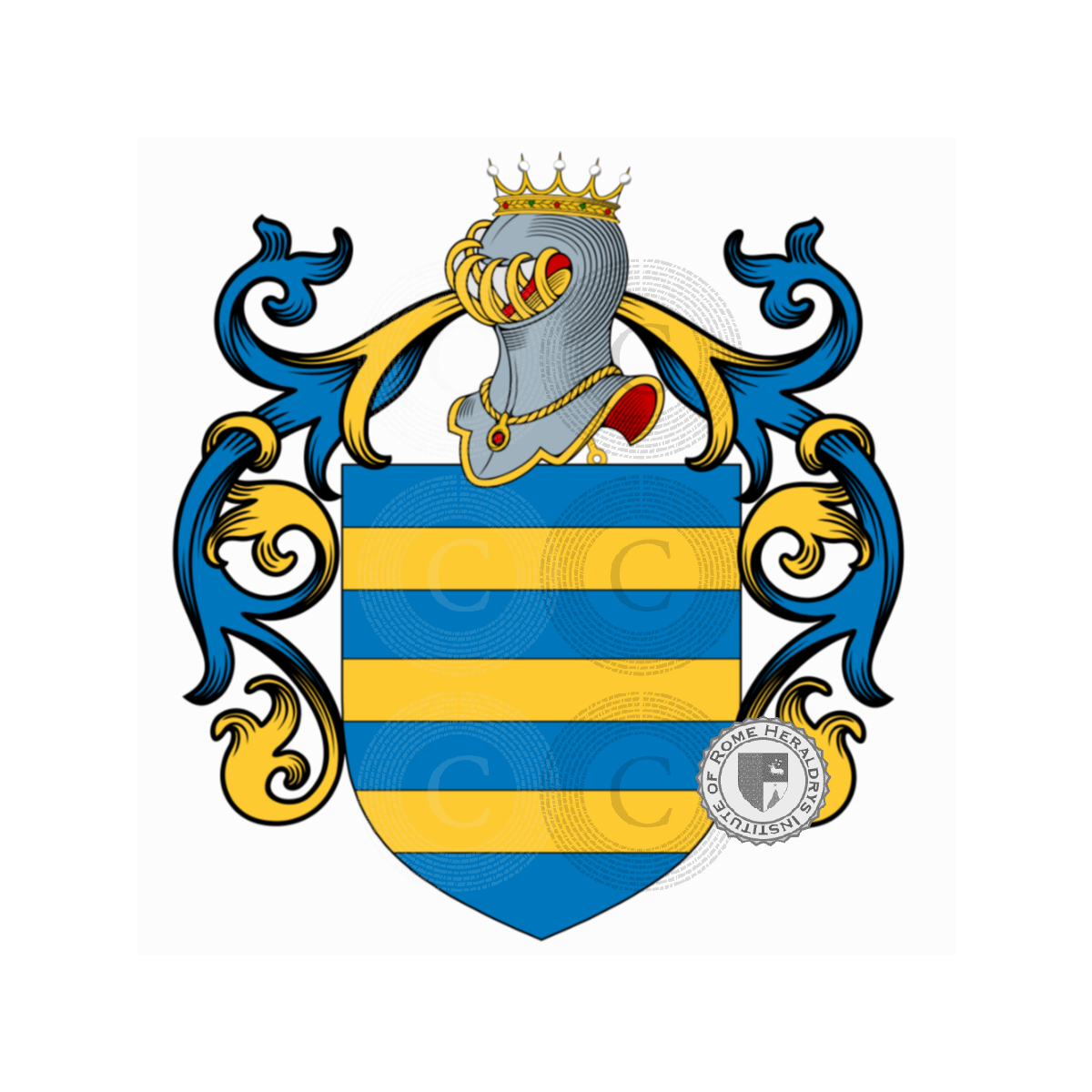 Coat of arms of familyBuffoni, Buffini,Buffon,Buffone