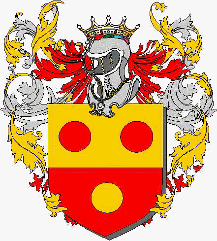 Coat of arms of family Bentivoglio D'Aragona