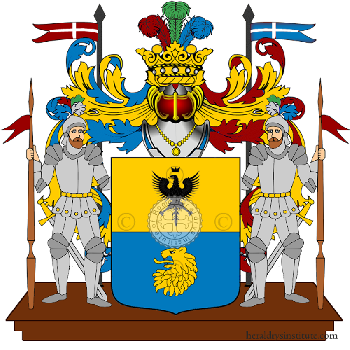 Coat of arms of family Pontiroli