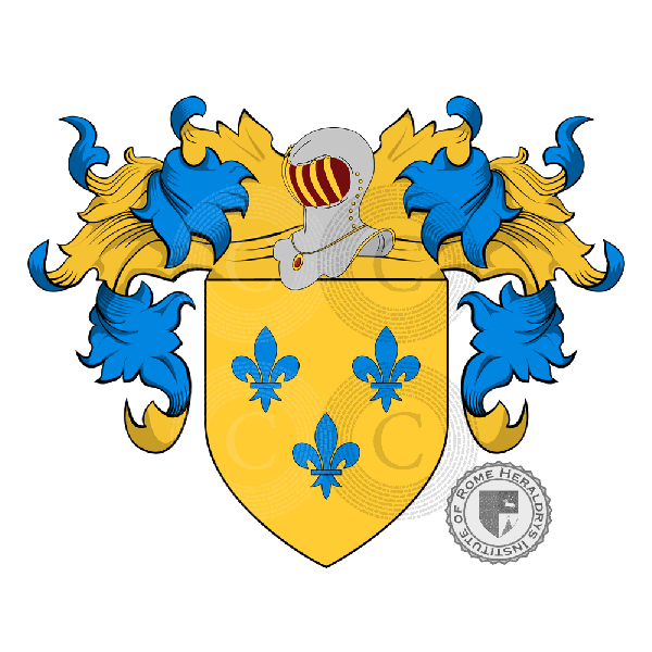 Coat of arms of family Bridarolli