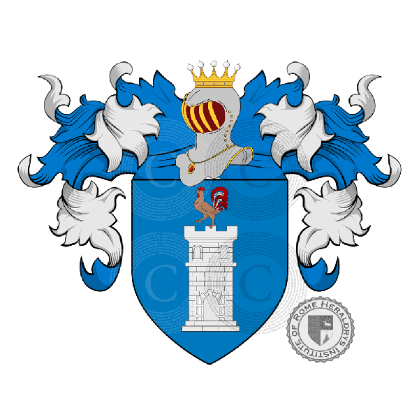 Coat of arms of family Miriello