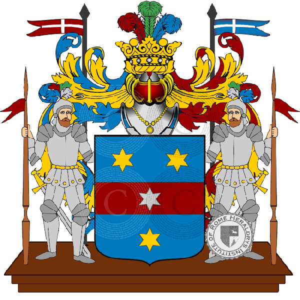Coat of arms of family Antonelli   ref: 4335