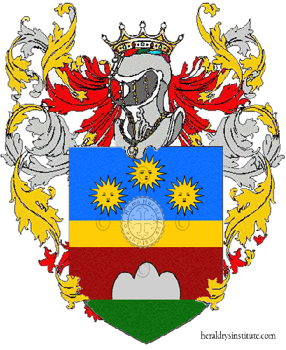 Coat of arms of family Monti Guarnieri