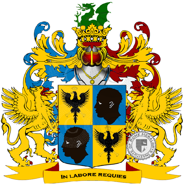 Coat of arms of family Giustinoni