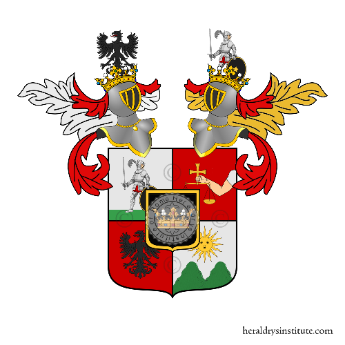 Coat of arms of family Manfrone
