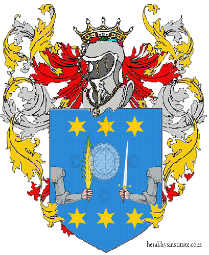 Coat of arms of family Amantegna