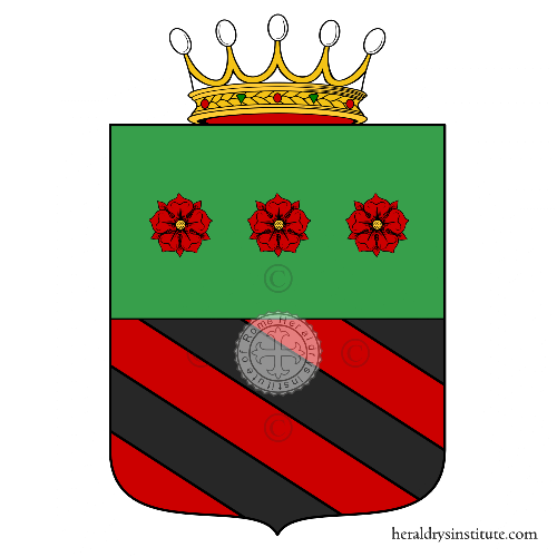 Coat of arms of family Tiberio