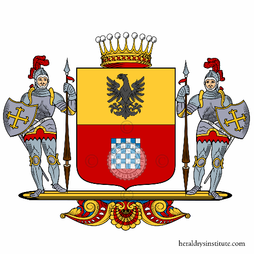 Coat of arms of family Cagnati