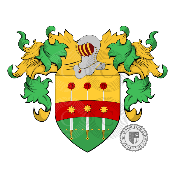 Coat of arms of family Bresciane