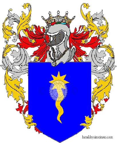Coat of arms of family Antonica   ref: 4630