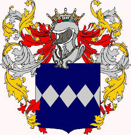 Escudo de la familia Caccialupi Olivieri Parteguelfa