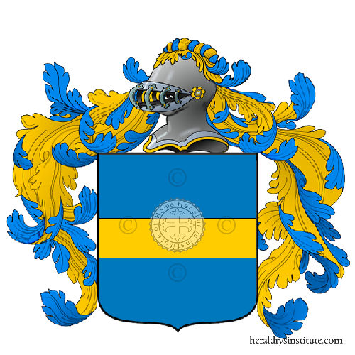 Coat of arms of family Borgoni