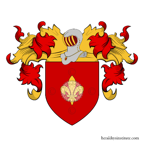Coat of arms of family Saccaria