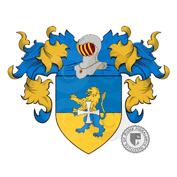 Coat of arms of family Castalda