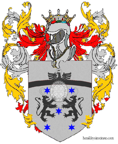 Coat of arms of family Valle