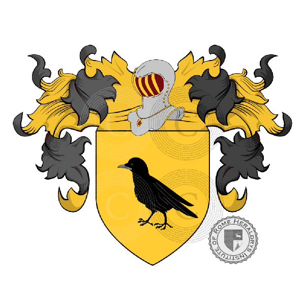 Coat of arms of family Comenico