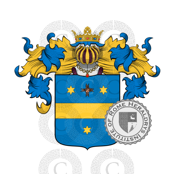 Coat of arms of family De Serafini