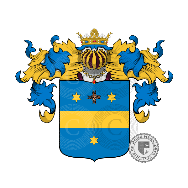 Coat of arms of family Serafina
