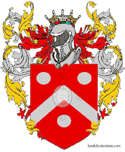 Coat of arms of family Balduzzi   ref: 5000