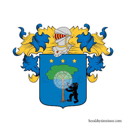 Coat of arms of family Chiappina