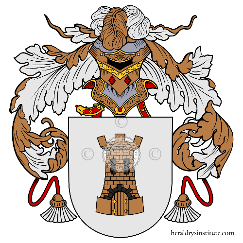 Coat of arms of family Tesoro