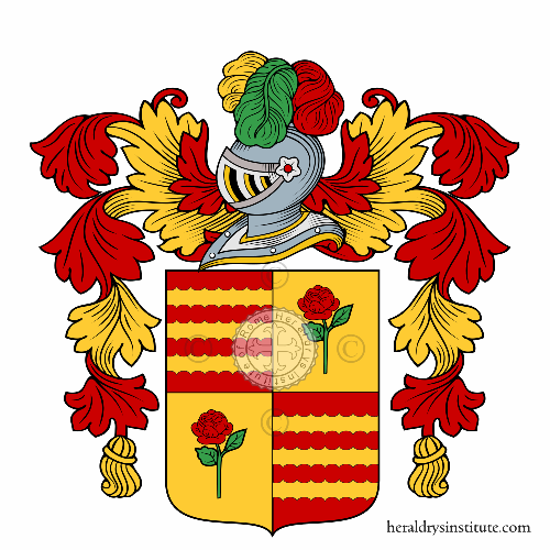 Coat of arms of family Spinasanta