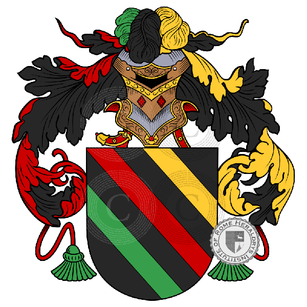 Coat of arms of family Africa, Africano