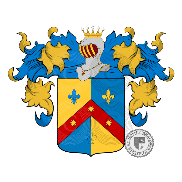 Coat of arms of family Prunetti