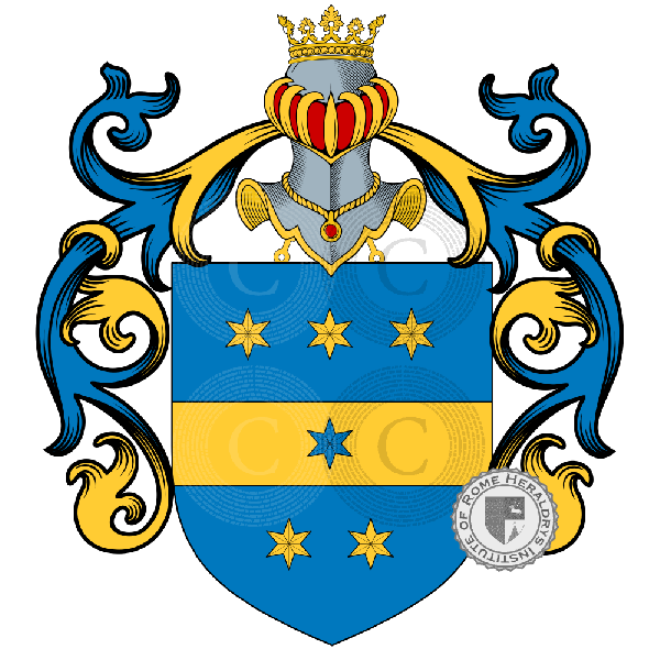 Coat of arms of family Olianas