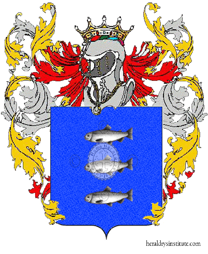 Coat of arms of family Pesciolini