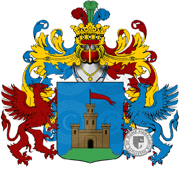 Coat of arms of family Sanromano