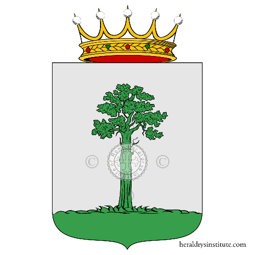 Coat of arms of family Bugano