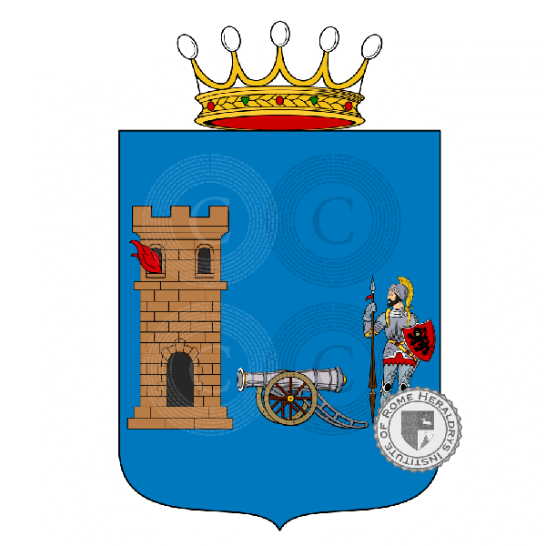 Coat of arms of family CARBONI ref: 5469