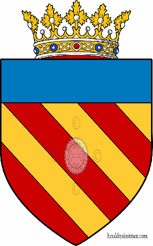 Coat of arms of family Caracciolo Battilocchi