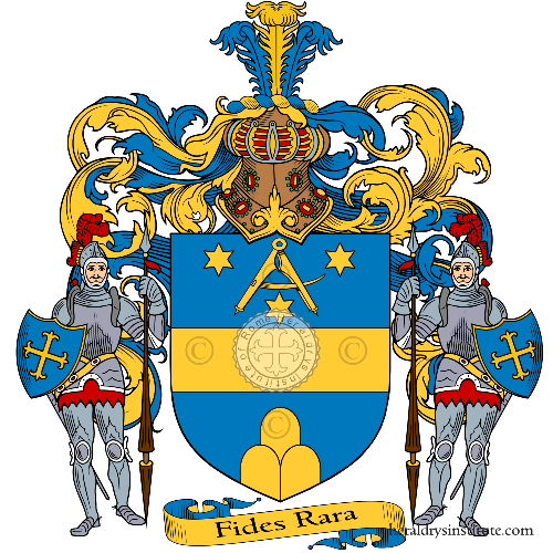 Coat of arms of family Serrara