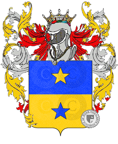 Coat of arms of family Checchi   ref: 5600